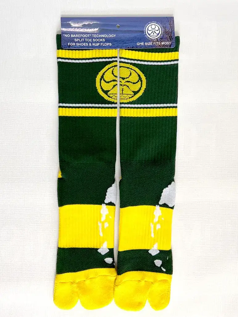 HIC VARSITY SOCKS - GREEN/GOLD