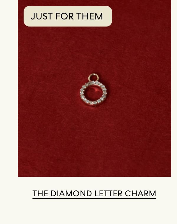The Diamond Letter Charm