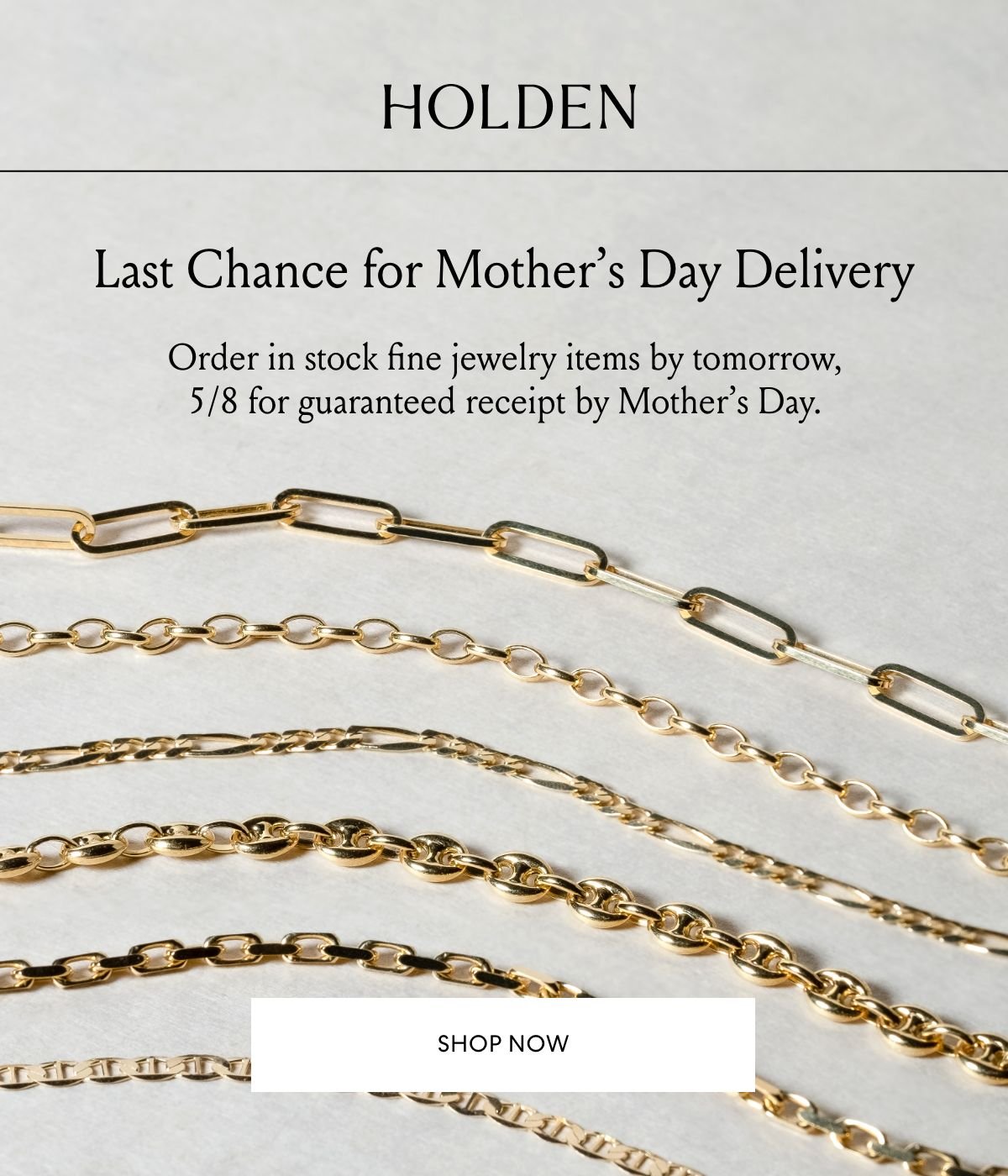 Last Chance for Mother's Day Delivery