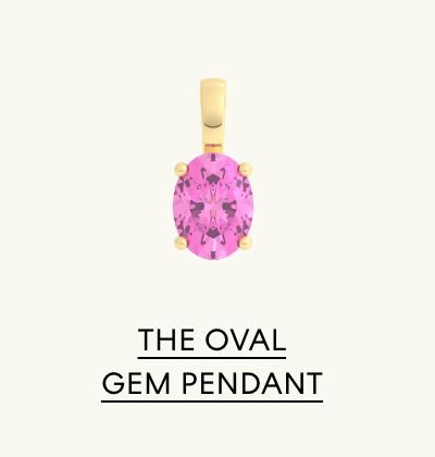 The Oval Gem Pendant