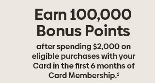  Earn 100,000 Bonus Points 