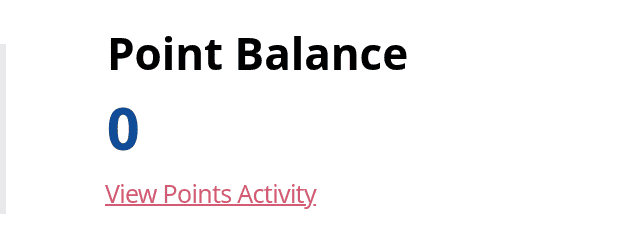  POINT BALANCE 0 View Points Activity 