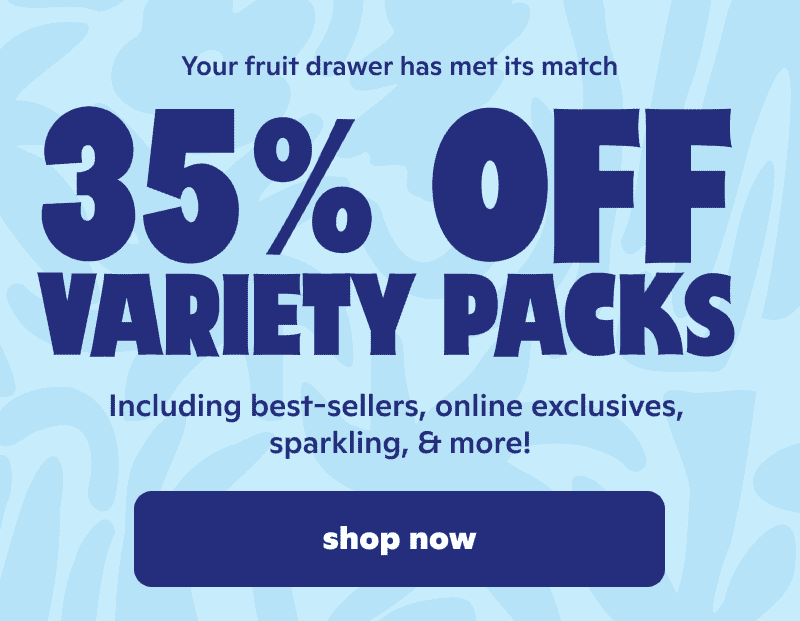 Your fruit drawer has met its match: 35% off Variety Packs