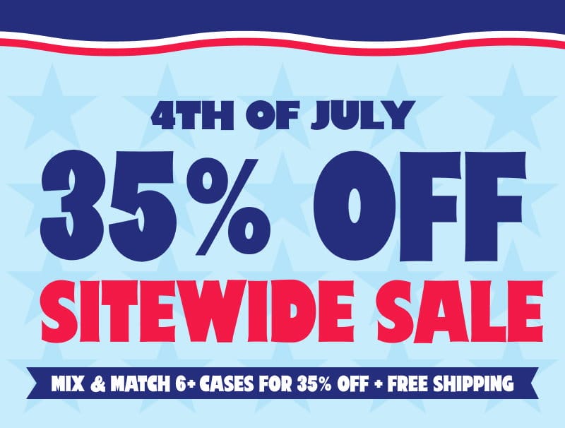 4th of July 35% Off Sitewide: Mix & Match 6+ Cases for 35% Off + Free Shipping