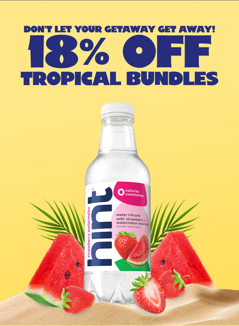 Don't let your getaway get away! 18% off Tropical Bundles