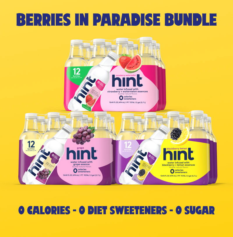 Berries in Paradise Bundle: Strawberry Watermelon, Grape, Blackberry Lemon