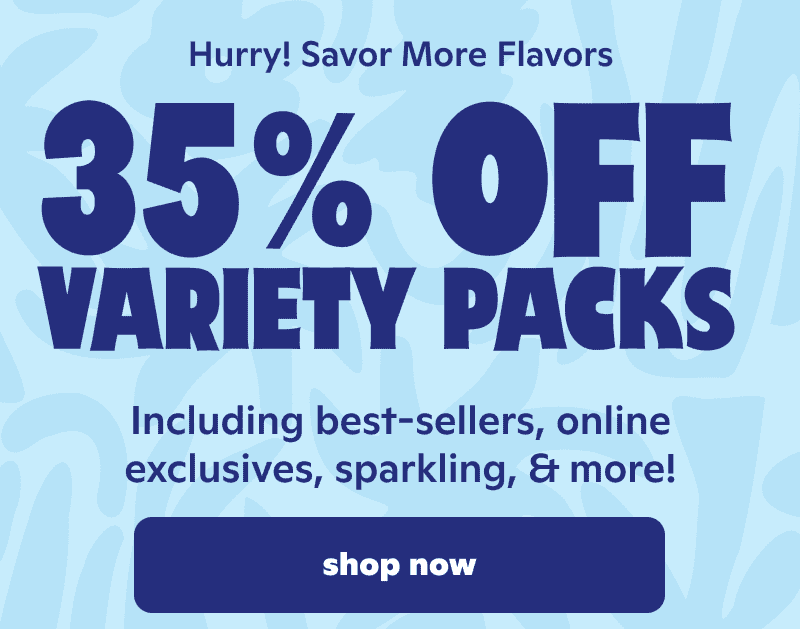 Hurry! Savor More Flavors: 35% off Variety Packs