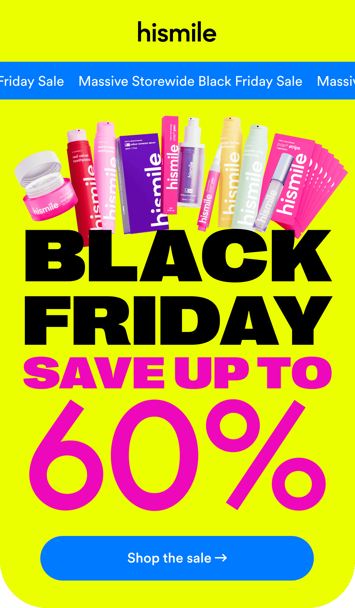 Massive storewide Black Friday sale. Save up to 60%. Lock in savings!