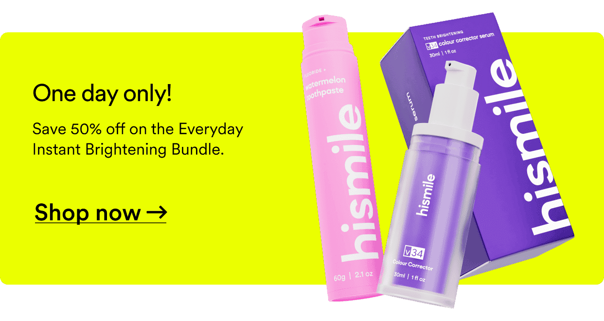 One day only! Save 50% off on the Everyday Instant Brightening Bundle. Shop now