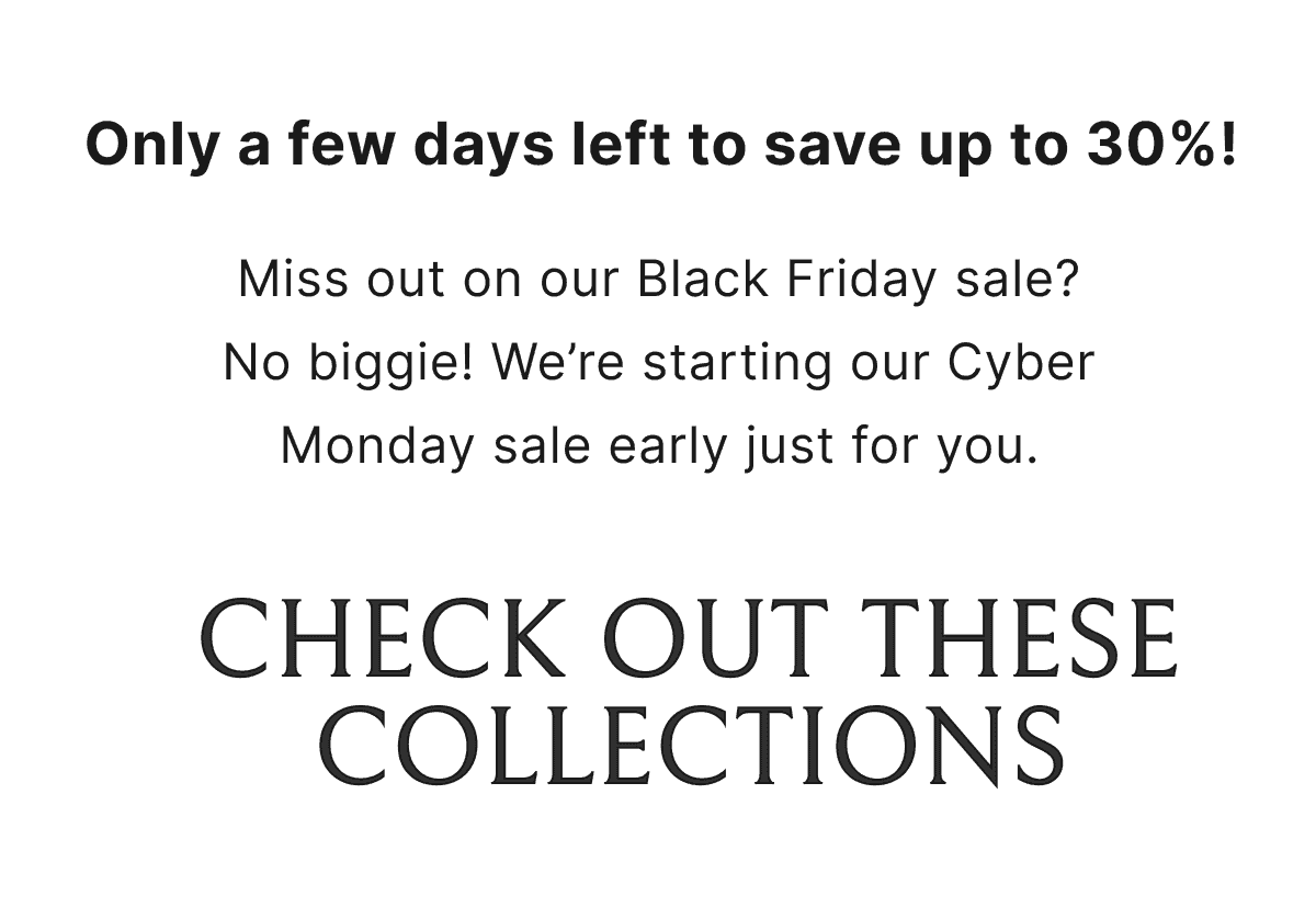 Only a few days left to save!