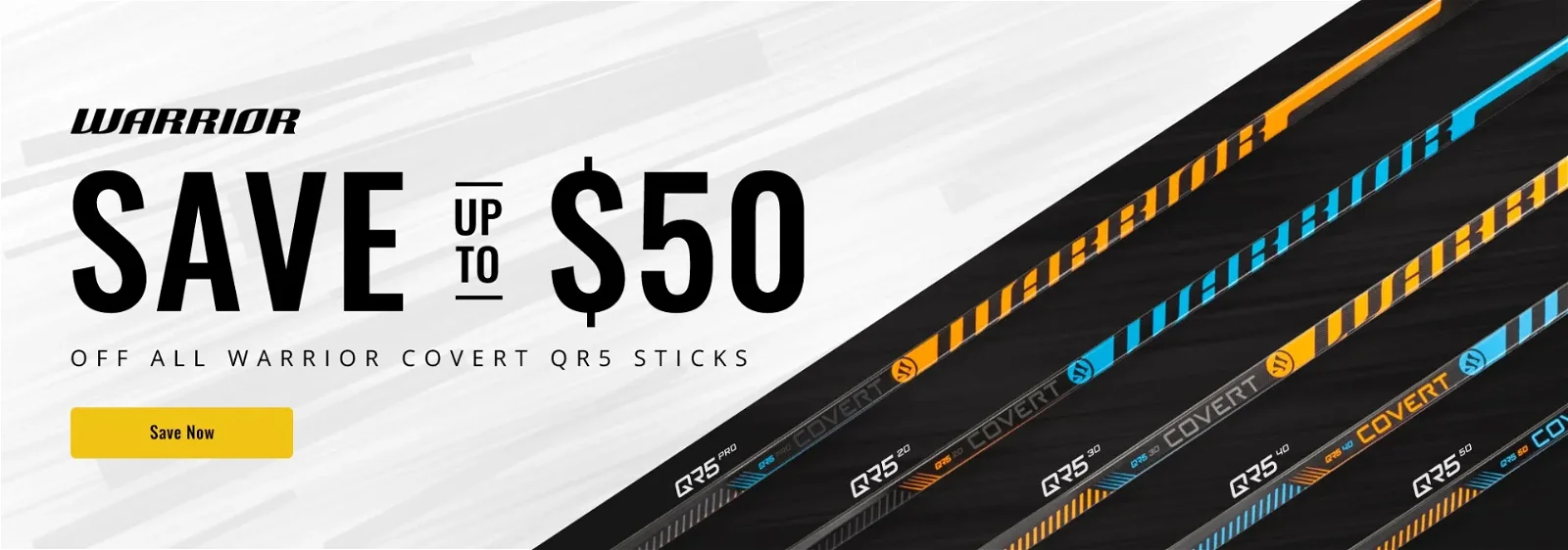 Warrior Covert QR5 Hockey Sticks: Now up to \\$50 off