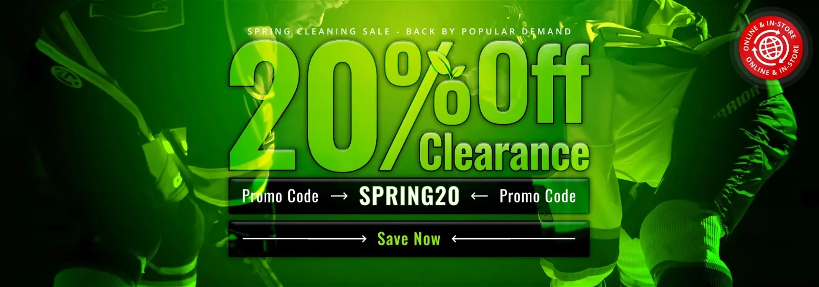 20% Off Clearance