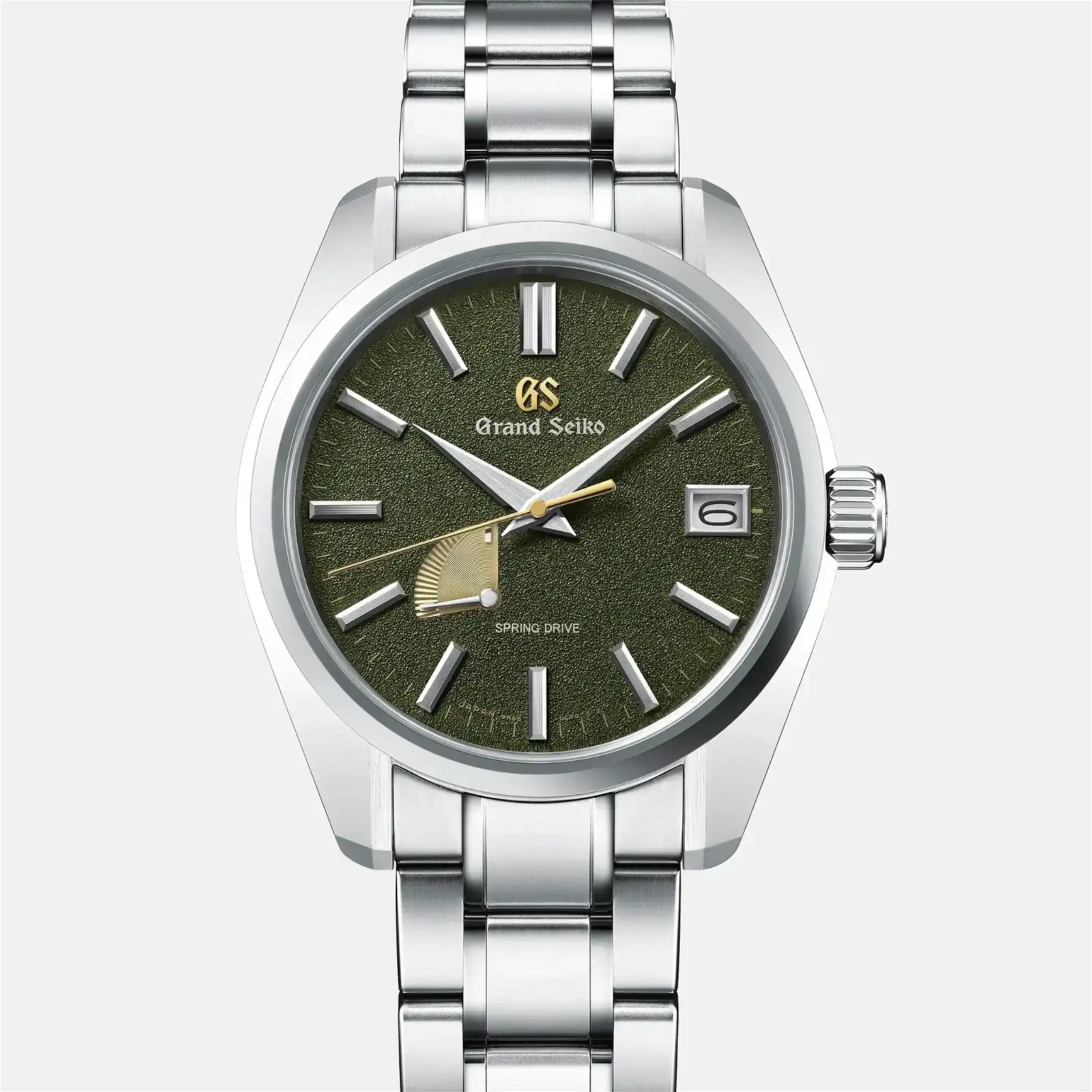 Image of Spring Drive 44GS Katana Tamagahane With Green Dial