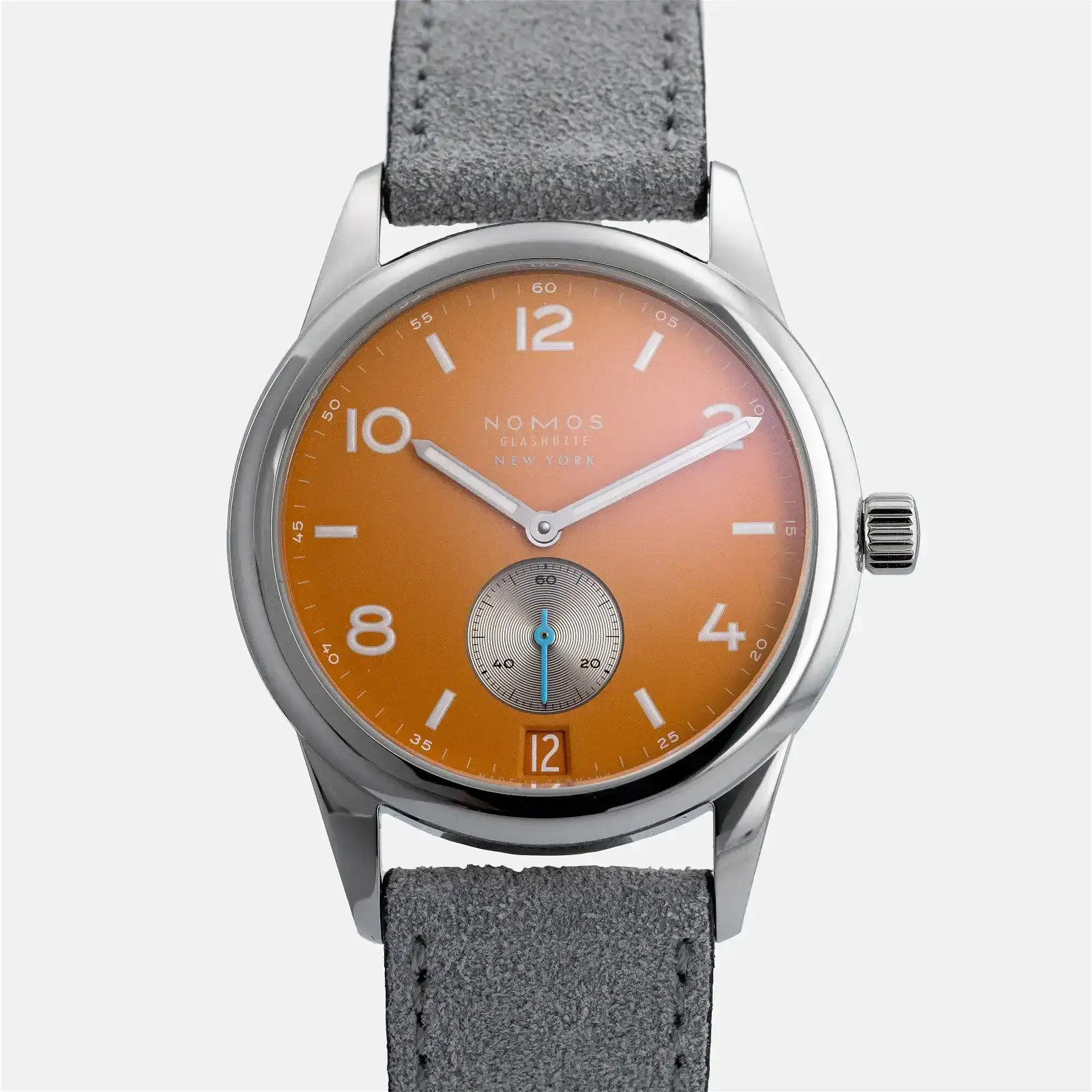 Image of Nomos Club Date 38 Limited Edition For Hodinkee &#39;Sienna&#39; Limited Edition 733.S4
