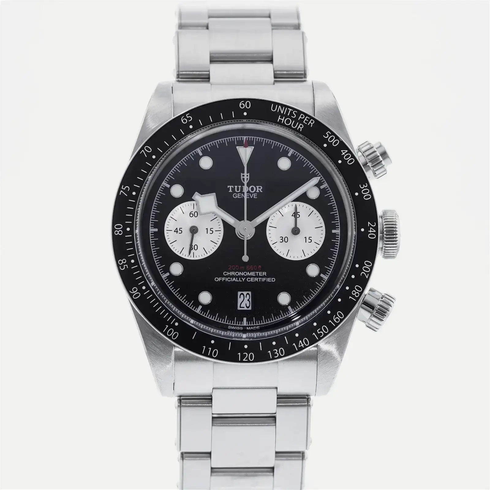 Image of Tudor Heritage Black Bay Reverse Panda Chrono 79360