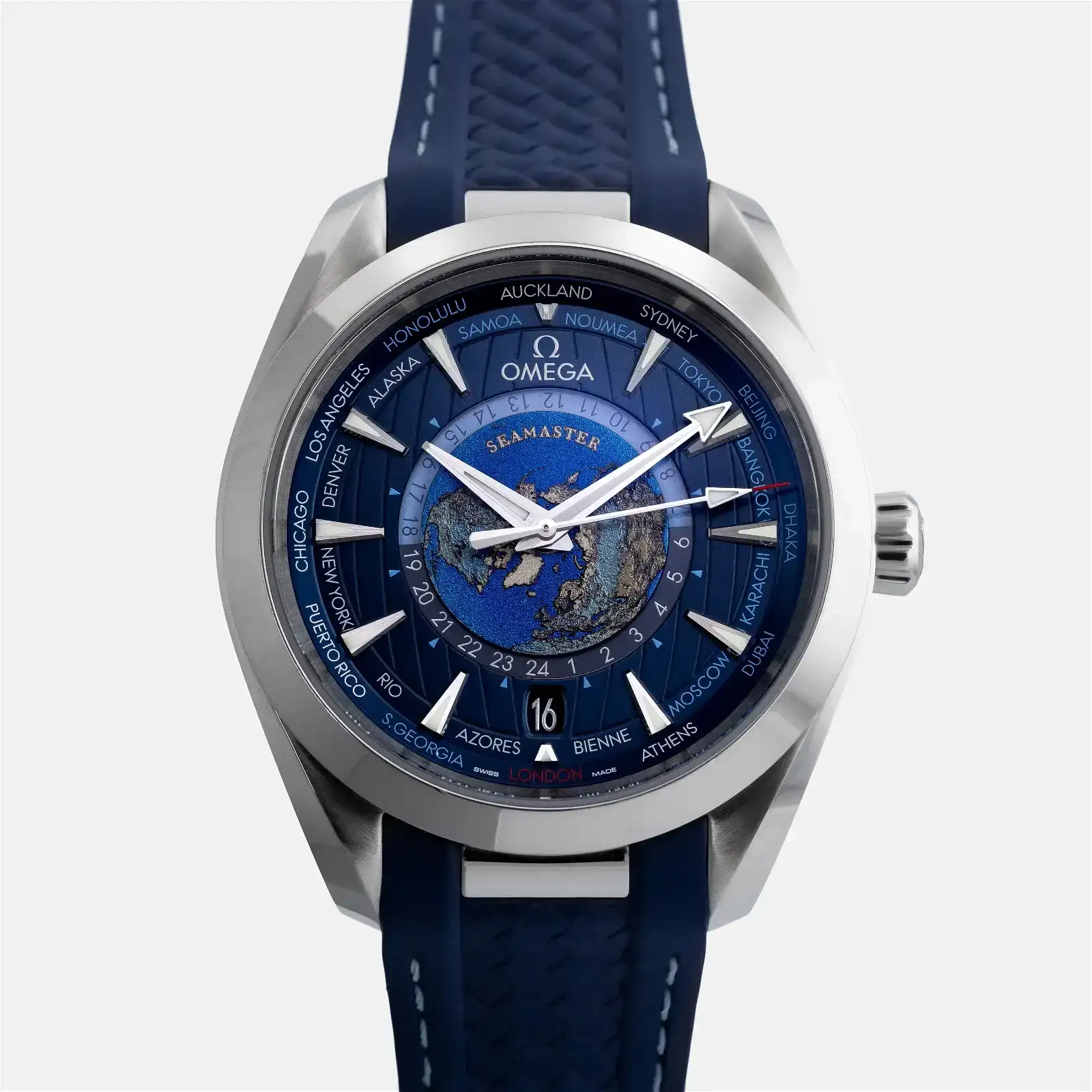 Image of OMEGA Seamaster Aqua Terra 150M Co-Axial Master Chronometer GMT Worldtimer 220.12.43.22.03.001