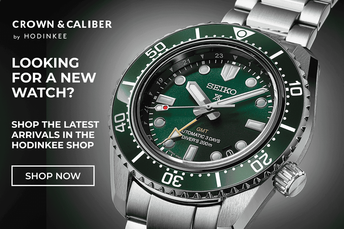 Shop New Arrivals In The Hodinkee Shop