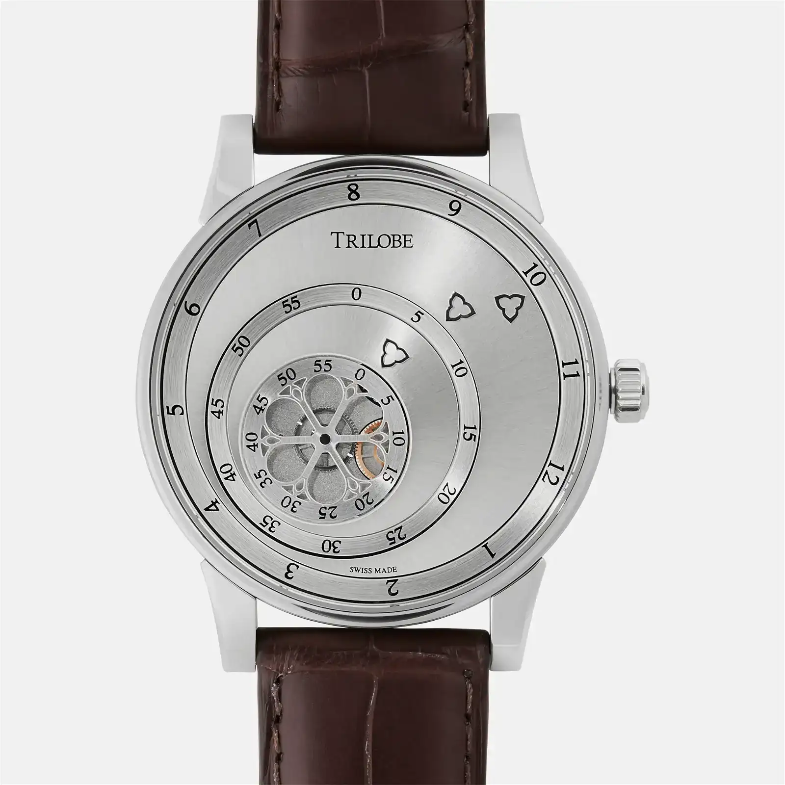 Image of Les Matinaux 40mm Sunray Silver Dial In Steel