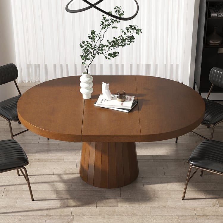 Japandi 39"-55" Extendable Dining Table