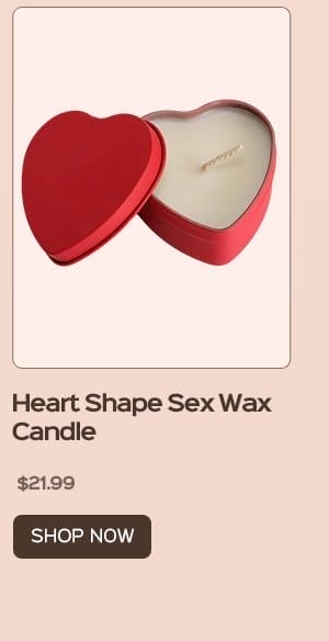 Heart Shape Sex Wax Candle