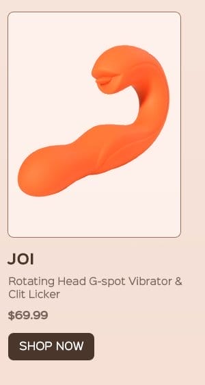 JOI Rotating Head G-spot Vibrator & Clit Licker