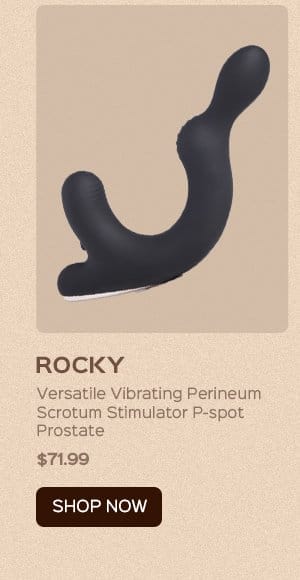 ROCKY Versatile Vibrating Perineum Scrotum Stimulator P-spot Prostate