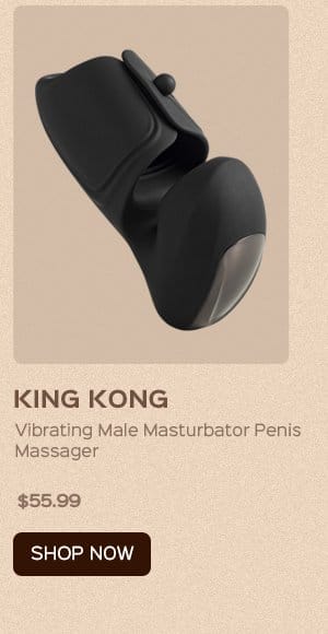 KING KONG Vibrating Male Masturbator Penis Massager