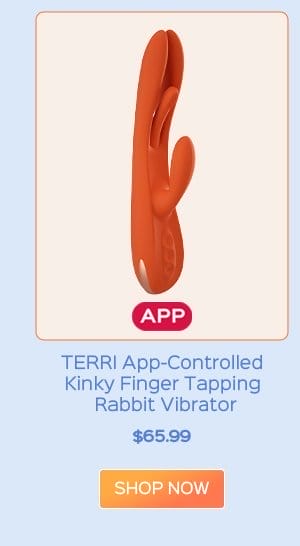 TERRI App-Controlled Kinky Finger Tapping Rabbit Vibrator