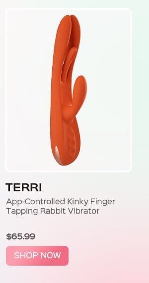 TERRI App-Controlled Kinky Finger Tapping Rabbit Vibrator
