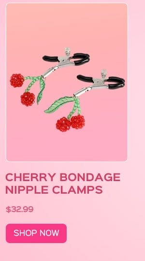 Cherry Bondage Nipple Clamps