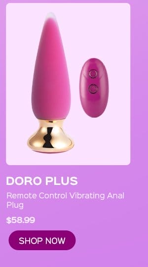 DORO PLUS Remote Control Vibrating Anal Plug