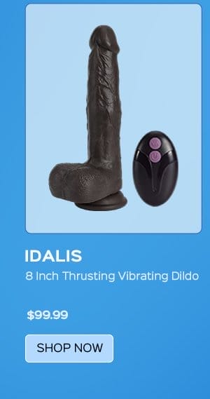 IDALIS 8 Inch Thrusting Vibrating Dildo