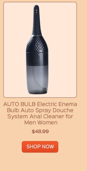 AUTO BULB Electric Enema Bulb Auto Spray Douche System Anal Cleaner for Men Women