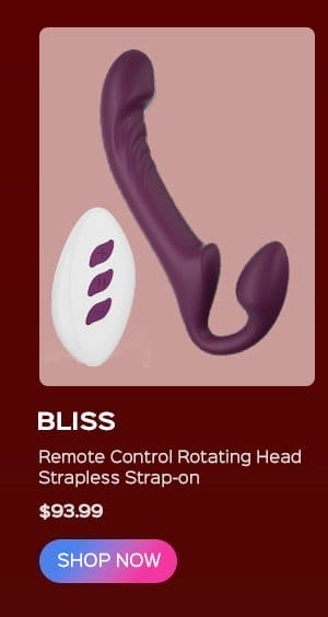 BLISS Remote Control Rotating Head Strapless Strap-on