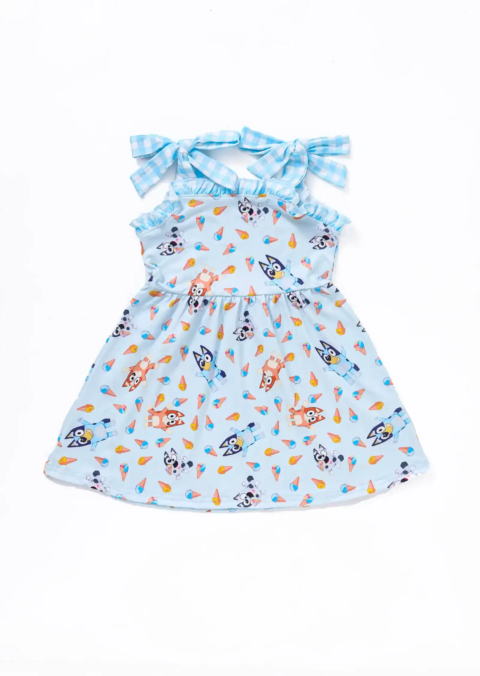 Image of Blue character print dress