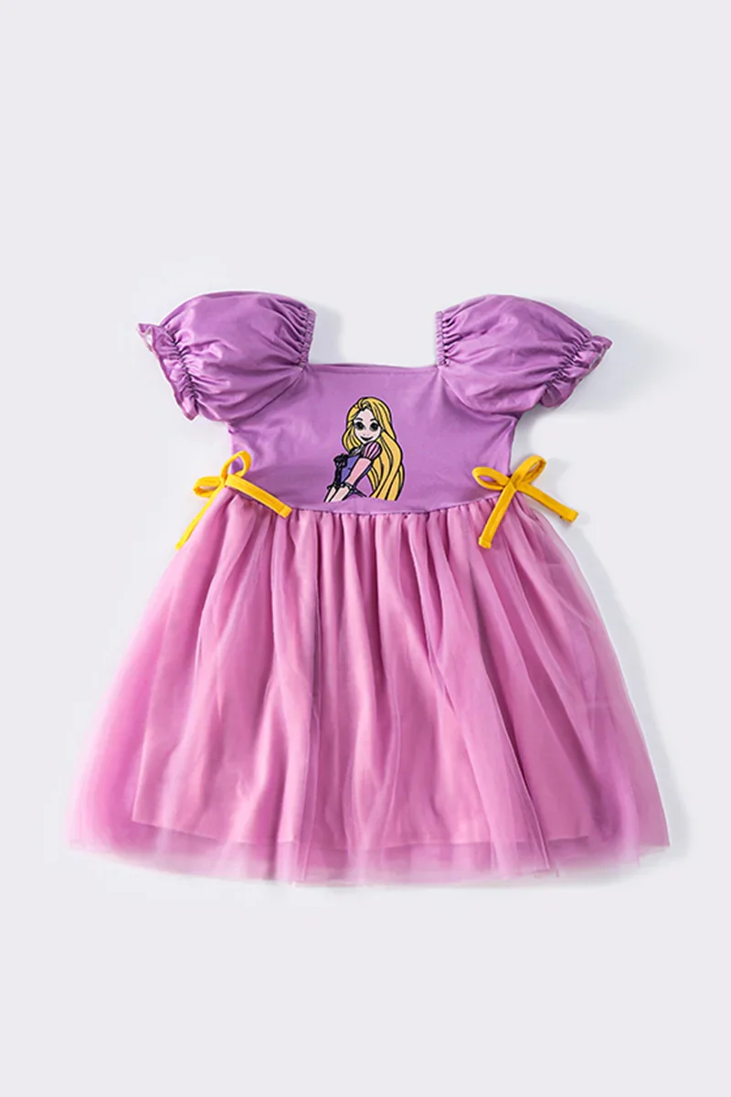 Image of Purple princess tulle dress