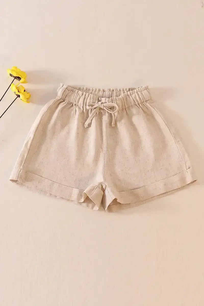 beige-linen-girl-shorts