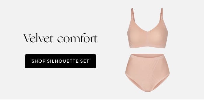 Velvet comfort | SHOP SILHOUETTE SET 