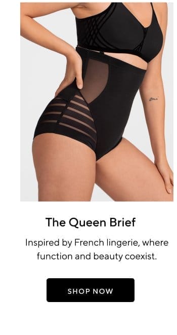 The Queen Brief | Inspired by French lingerie, where fucntion and beauty coexist. | SHOP NOW