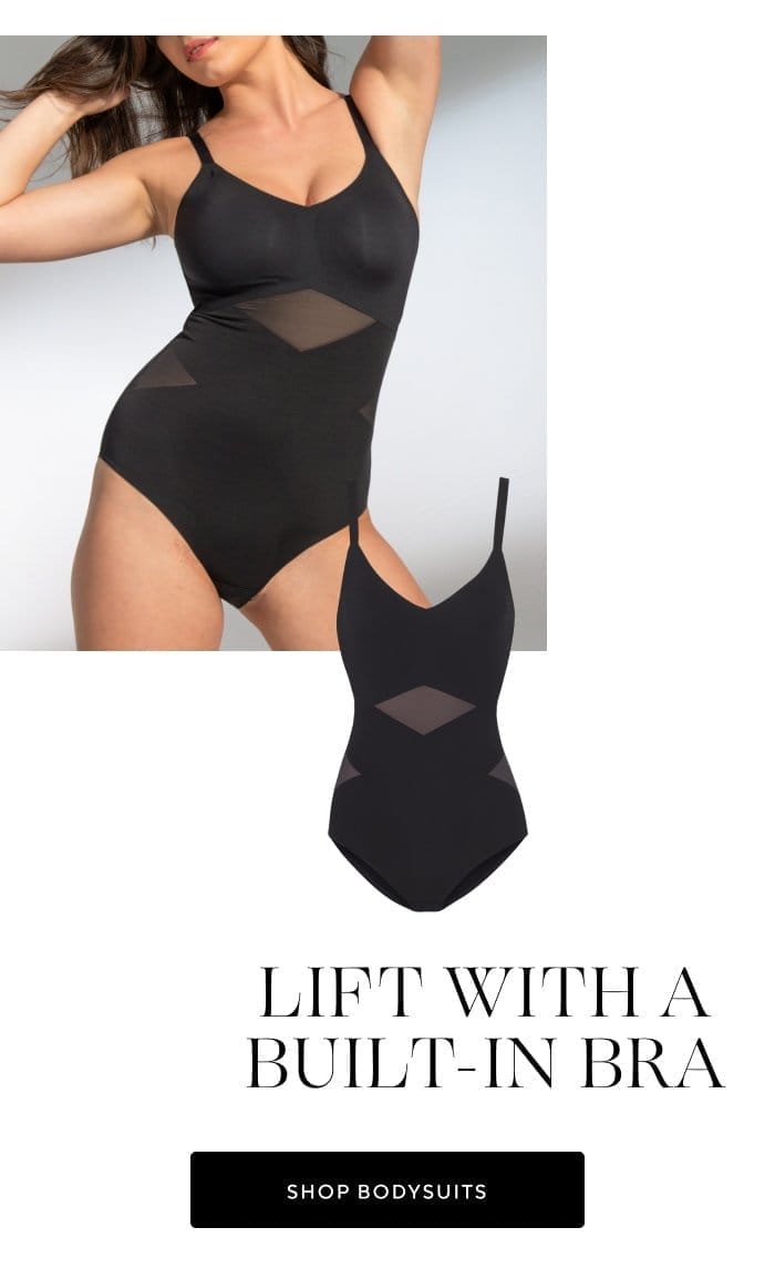 Lift with a built-in bra | SHOP BODYSUITS 