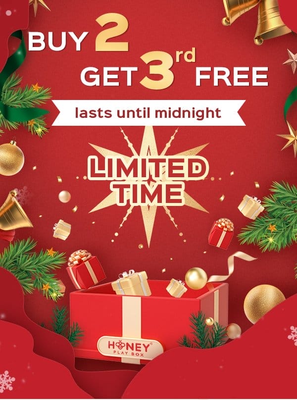 Limited Time - Buy 2 Get 3rd Free
