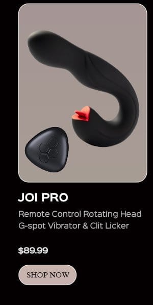 JOI PRO Remote Control Rotating Head G-spot Vibrator & Clit Licker