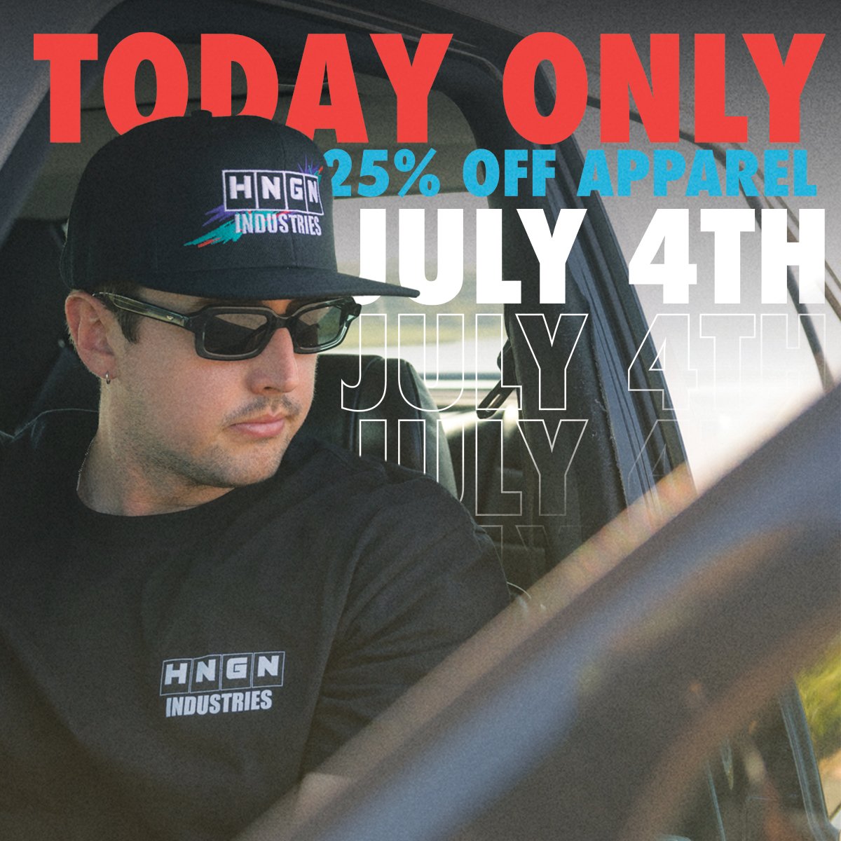 HOONIGAN 25% OFF FOR THE 4th!