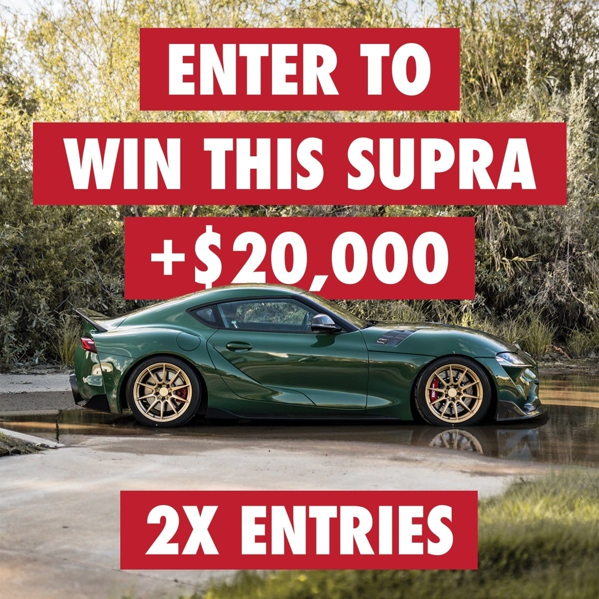 2X ENTRIES TO WIN OUR M3