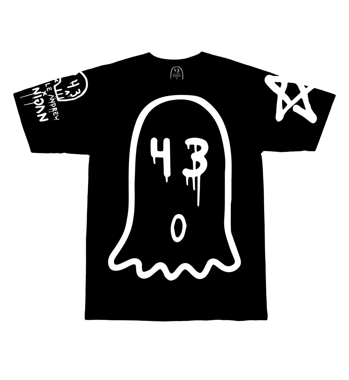 Image of Ken Block x Trouble Andrew x Hoonigan BIG GHOST/43 Short Sleeve Tee