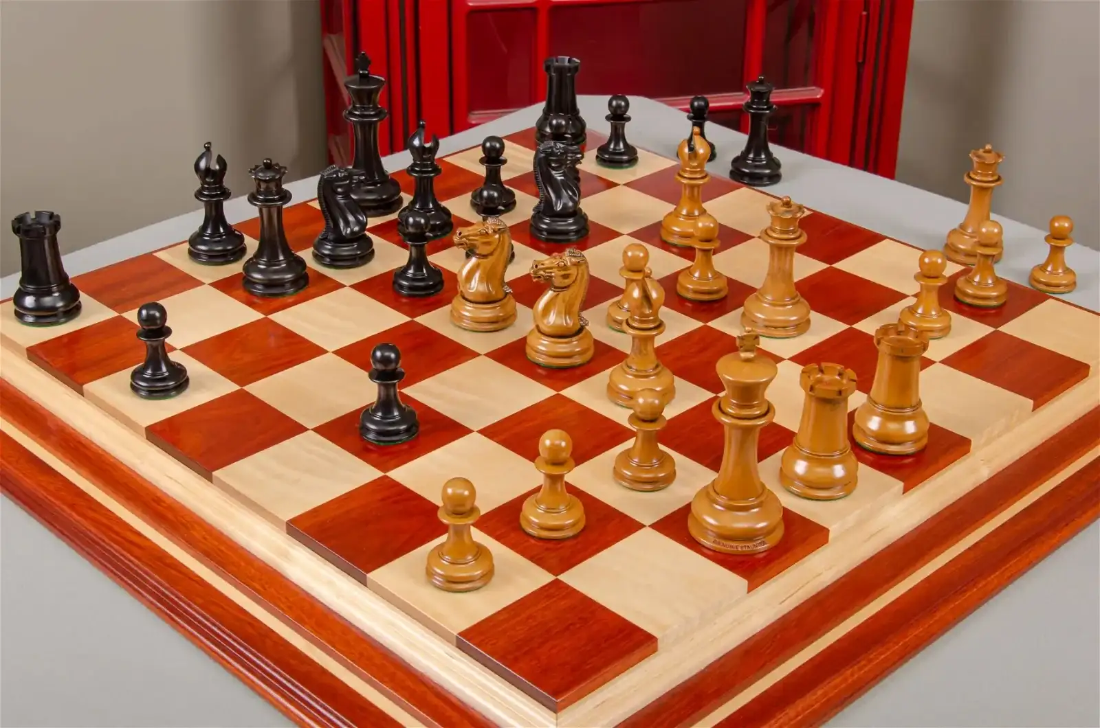 Image of The Genuine Staunton® Collection - The Original 1849 Series Vintage Luxury Chess Pieces - 4.4" King