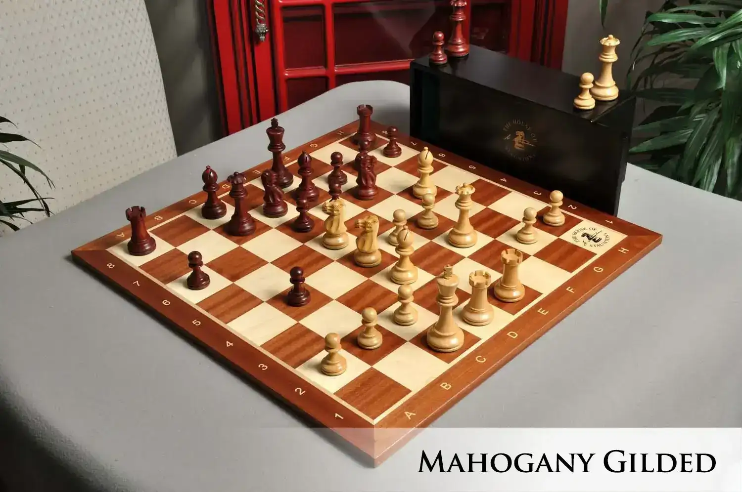 Image of The Grandmaster Chess Set, Box, & Board Combination