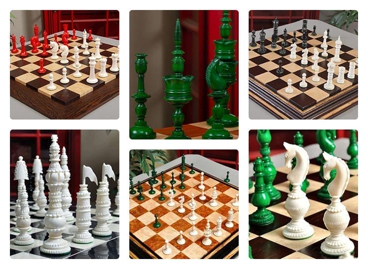 Luxury Bone Chess Pieces 