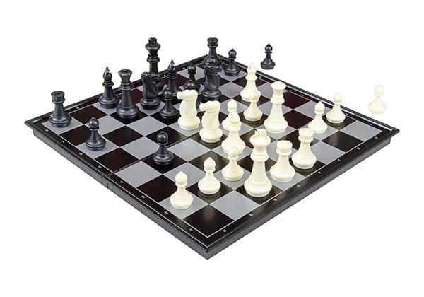 14" Magnetic Travel Chess & Checkers Set