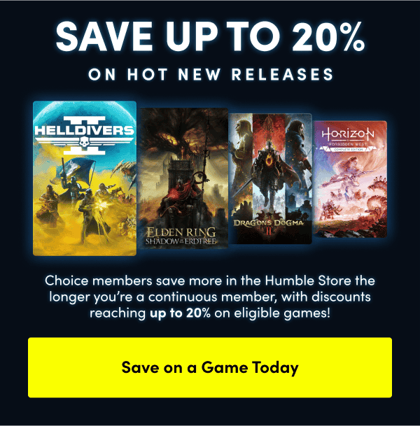 Save up to 20% on thousands of games in our store 